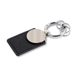 Sleutelhanger met 3 miniringen met geïntegreerde patch