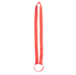 Lanyard-onderzetter met siliconen band, ideaal voor festivals kleur rood
