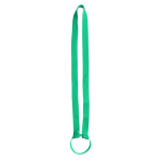 Lanyard-onderzetter met siliconen band, ideaal voor festivals kleur groen