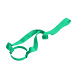 Lanyard-onderzetter met siliconen band, ideaal voor festivals kleur groen