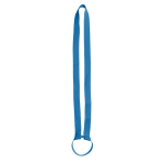 Lanyard-onderzetter met siliconen band, ideaal voor festivals kleur marineblauw