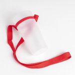 Lanyard-onderzetter met siliconen band, ideaal voor festivals