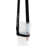 Lanyard-onderzetter met siliconen band, ideaal voor festivals