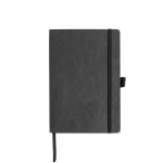 Notitieboek met waterbestendige papieren kaft, A5, blanco pagina’s kleur zwart