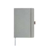 Notitieboek met waterbestendige papieren kaft, A5, blanco pagina’s kleur lichtgrijs