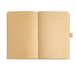Notitieboek met waterbestendige papieren kaft, A5, blanco pagina’s kleur naturel