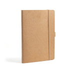 Notitieboek met waterbestendige papieren kaft, A5, blanco pagina’s kleur naturel