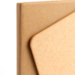 Notitieboek met kurkachtige kaft en magnetische sluiting, A5 formaat