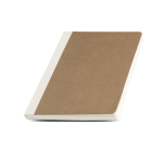 Notitieblok met kaft van natuurlijke vezels karton, A5, 80 g/m² papier kleur bruin