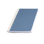 Notitieblok met kaft van natuurlijke vezels karton, A5, 80 g/m² papier kleur marineblauw
