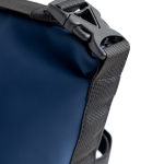 Koeltas van synthetisch leer van 13L met ritstreksel kleur marineblauw