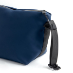 Koeltas van synthetisch leer van 13L met ritstreksel kleur marineblauw