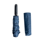 Opvouwbare paraplu met karabijnhaakhandvat, 8 panelen Ø100 kleur marineblauw
