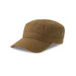 Katoenen pet in militaire stijl met klittenbandsluiting 215 g/m² kleur olijfgroen