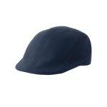 Casual baret van geborsteld katoen met zachte touch 280 g/m² kleur marineblauw