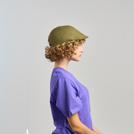 Casual baret van geborsteld katoen met zachte touch 280 g/m²