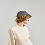 Casual baret van geborsteld katoen met zachte touch 280 g/m²