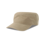 Militaire pet van katoen met klep en klittenbandsluiting 280 g/m² kleur khaki