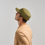 Militaire pet van katoen met klep en klittenbandsluiting 280 g/m²