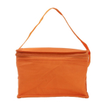 Koeltas in diverse kleuren, geschikt voor 6 blikjes, met handvat kleur oranje eerste weergave