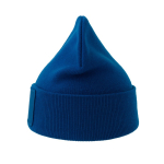 Dubbelgelaagde muts van gerecycled polyester met patch