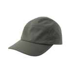 Sportpet van gerecycled polyester met zweetband 105 g/m² kleur donkergrijs