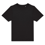 Kinder T-shirt van 100% katoen met korte mouwen 190 g/m² B&C kleur zwart