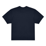 Oversized T-shirt van duurzaam katoen stof 220 g/m² B&C kleur marineblauw