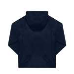 Opvouwbaar windjack van gerecycled polyester, waterafstotend B&C kleur marineblauw
