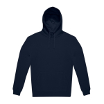 Duurzame unisex hoodie met relaxte snit 280 g/m² B&C kleur marineblauw