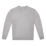 Casual unisex sweater van ecologische materialen 280 g/m² B&C kleur gemarmerd grijs