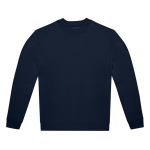 Casual unisex sweater van ecologische materialen 280 g/m² B&C kleur marineblauw