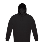Unisex sweater van katoen met relaxte schouders 280 g/m² B&C kleur zwart