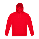 Unisex sweater van katoen met relaxte schouders 280 g/m² B&C kleur rood