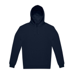 Unisex sweater van katoen met relaxte schouders 280 g/m² B&C kleur marineblauw