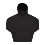 Oversized unisex eco hoodie met capuchon 350 g/m² B&C kleur zwart