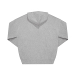 Oversized unisex eco hoodie met capuchon 350 g/m² B&C kleur gemarmerd grijs