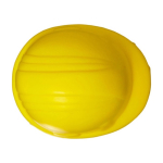 PU stressbal in de vorm van een bouwhelm tweede weergave