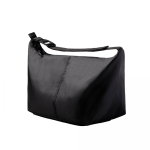 Koeltas van oceaanplastic met flessenopener 52 g/m² kleur zwart