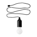 Personaliseerbare LED-lamp in kleuren met bijpassend ophangtouw kleur zwart eerste weergave