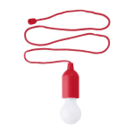 Personaliseerbare LED-lamp in kleuren met bijpassend ophangtouw kleur rood eerste weergave