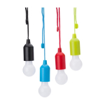 Personaliseerbare LED-lamp in kleuren met bijpassend ophangtouw tweede weergave