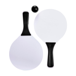 Set van rackets met bal Strand Beach Tennisset kleur zwart eerste weergave