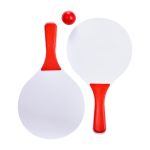 Set van rackets met bal Strand Beach Tennisset kleur rood eerste weergave