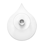 Zandloper van plastic, 5 minuten, ideaal voor onder de douche kleur wit derde weergave