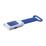 LED-fietslicht met siliconen band voor bevestiging kleur blauw derde weergave