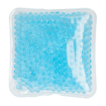 Vierkant warm/koud kompres met waterparels kleur lichtblauw eerste weergave