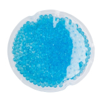 Rond warm/koud kompres met waterparels kleur lichtblauw eerste weergave