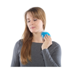 Rond warm/koud kompres met waterparels kleur lichtblauw vierde weergave