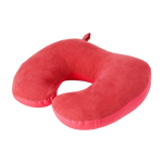 Ideaal reiskussen 2-in-1 met polyethyleenschuimparels kleur rood eerste weergave